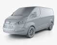 Ford Transit Custom SWB 2014 Modelo 3D clay render
