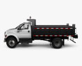 Ford F-650 / F-750 덤프 트럭 2014 3D 모델  side view