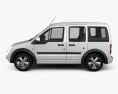 Ford Tourneo Connect SWB 2014 3d model side view
