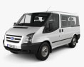 Ford Transit Tourneo SWB Low Roof 2014 3D 모델 