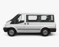Ford Transit Tourneo SWB Low Roof 2014 3D 모델  side view