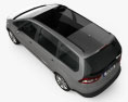 Ford Galaxy (Mk3) 2014 3D 모델  top view