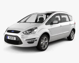 3D model of Ford S-Max 2014