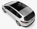 Ford S-Max 2014 3D模型 顶视图