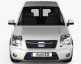 Ford Transit Connect LWB 2014 3d model front view