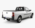Ford Courier 2014 3D模型 后视图