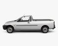 Ford Courier 2014 3D模型 侧视图
