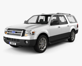 3D model of Ford Expedition 2014