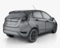 Ford Fiesta Хетчбек п'ятидверний (EU) 2012 3D модель