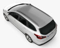 Ford Focus Wagon 2014 3d model top view