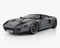 Ford GT 2006 3D模型 wire render