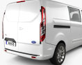 Ford Transit Custom Crew Van LWB 2015 3Dモデル