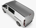 Ford Transit Custom Crew Van LWB 2015 Modello 3D vista dall'alto