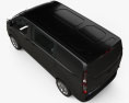 Ford Transit Custom Crew Van SWB 2015 3D-Modell Draufsicht