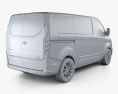 Ford Transit Custom Crew Van SWB 2015 Modello 3D