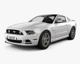 3D model of Ford Mustang 5.0 GT 2014