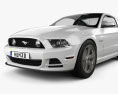 Ford Mustang 5.0 GT 2014 3D 모델 