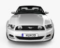 Ford Mustang 5.0 GT 2014 Modello 3D vista frontale