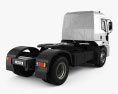Ford Cargo Sattelzugmaschine 2014 3D-Modell Rückansicht