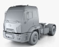 Ford Cargo Camion Tracteur 2014 Modèle 3d clay render