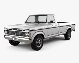 3D model of Ford F-150 1973