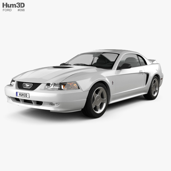Ford Mustang GT coupe 2004 3D model