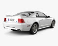Ford Mustang GT coupe 2004 3D模型 后视图