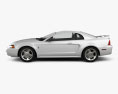 Ford Mustang GT coupe 2004 3D模型 侧视图