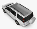 Ford Everest 2014 3d model top view