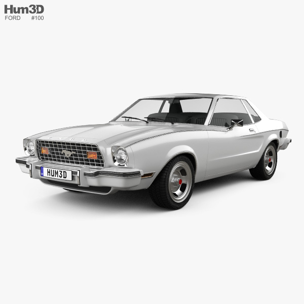 Ford Mustang coupe 1974 3D model