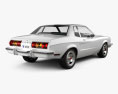 Ford Mustang 쿠페 1974 3D 모델  back view