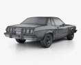 Ford Mustang купе 1974 3D модель