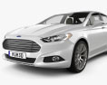 Ford Fusion (Mondeo) with HQ interior 2016 3d model