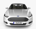 Ford Fusion (Mondeo) with HQ interior 2016 3d model front view