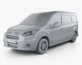 Ford Tourneo Connect 2016 3d model clay render