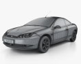 Ford Cougar 2002 3D-Modell wire render