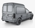 Ford Courier Van UK 1999 3D 모델 