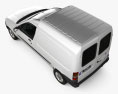 Ford Courier Van UK 1999 3D 모델  top view