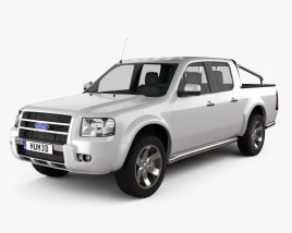 3D model of Ford Ranger Double Cab 2006