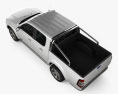 Ford Ranger Doppelkabine 2003 3D-Modell Draufsicht