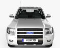 Ford Ranger Double Cab 2006 3d model front view