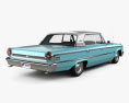 Ford Galaxie 500 hardtop 1963 3D модель back view