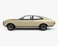 Ford Granada coupe EU 1972 3D模型 侧视图