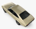 Ford Granada coupe EU 1972 3D模型 顶视图