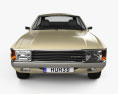 Ford Granada coupe EU 1972 3D模型 正面图