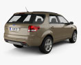 Ford Territory 2014 3D 모델  back view
