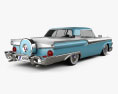 Ford Fairlane 500 Galaxie Skyliner 1959 3D 모델  back view