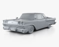 Ford Fairlane 500 Galaxie Skyliner 1959 3d model clay render