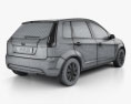 Ford Figo (Ikon Hatch) 2015 Modello 3D