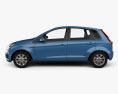 Ford Figo (Ikon Hatch) 2015 3D模型 侧视图